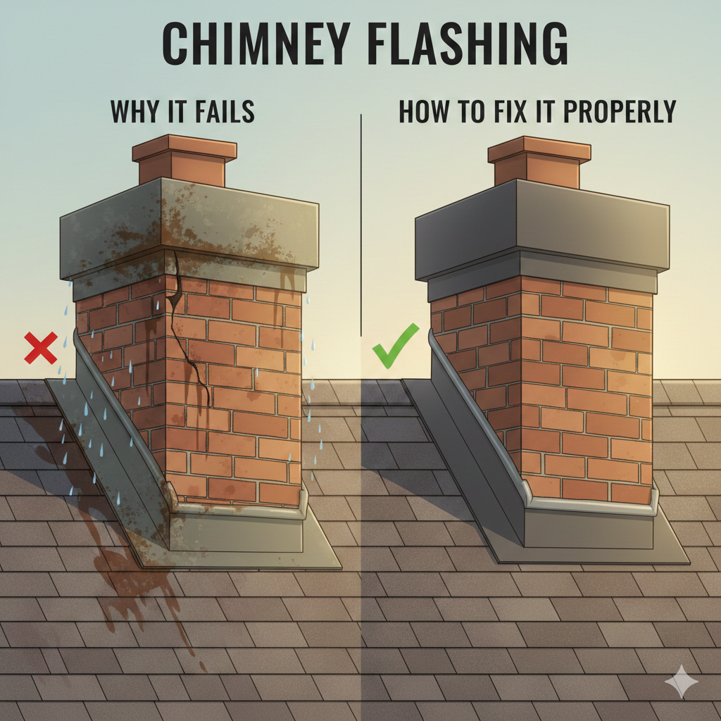 Chimney Fail Chimney Flashing: Why It Fails & How to Fix It | London